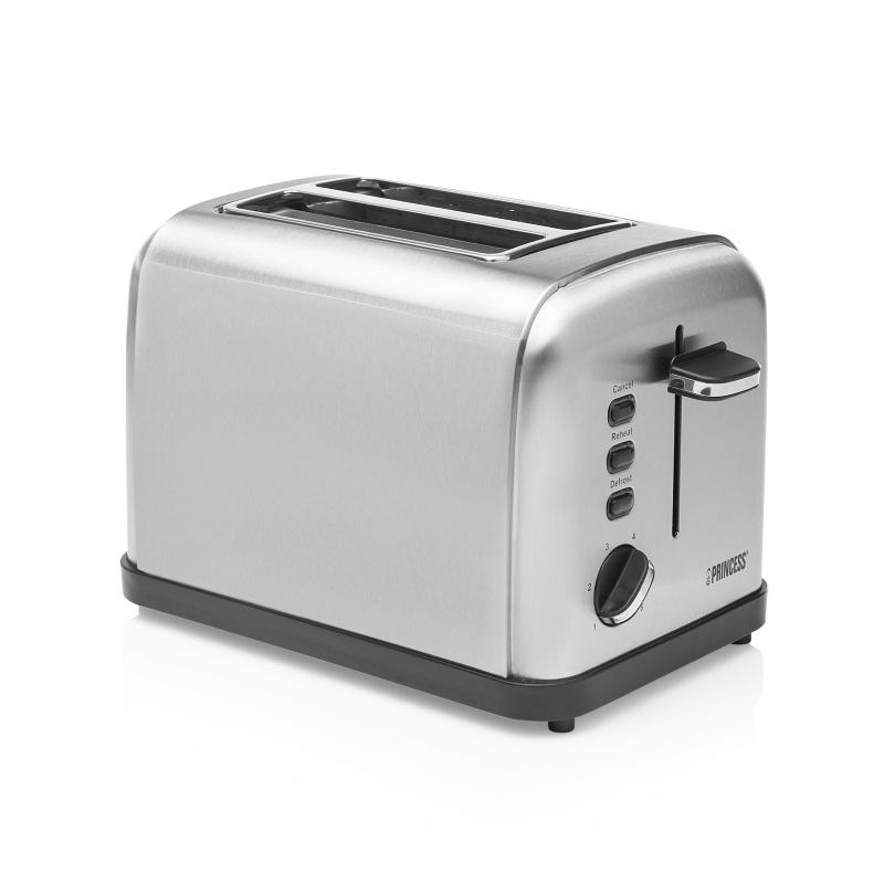 Tostapane PRINCESS 142354 TOSTAPANE, Potenza 920 W, Numero di fessure per tostare 2, Livelli tostatura 6 , Sistema sollevamento, Funzione scongelamento, Raccoglitore briciole, ACCIAIO E PLASTICA NERA Tostapane PRINCESS 142354 TOSTAPANE, Potenza 920 W, Numero di fessure per tostare 2, Livelli tostatura 6 , Sistema sollevamento, Funzione scongelamento, Raccoglitore briciole, ACCIAIO E PLASTICA NERA