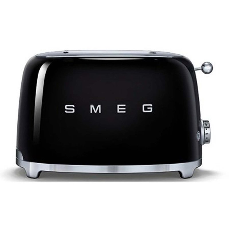 Tostapane SMEG TSF01BLEU, Potenza 950 W, Numero di fessure per tostare 2, Livelli tostatura 6 , Sistema sollevamento, Funzione scongelamento, Raccoglitore briciole, Nero