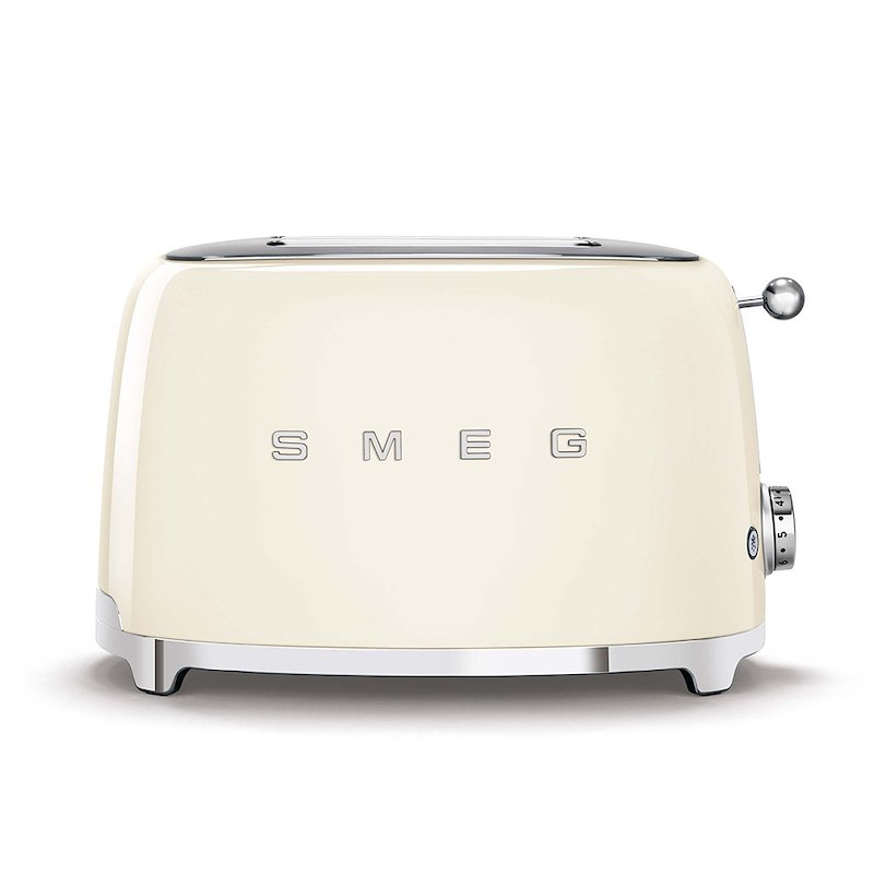 Tostapane SMEG TSF01CREU, Potenza 950 W, Numero di fessure per tostare 2, Livelli tostatura 6 , Sistema sollevamento, Funzione scongelamento, Raccoglitore briciole, Crema