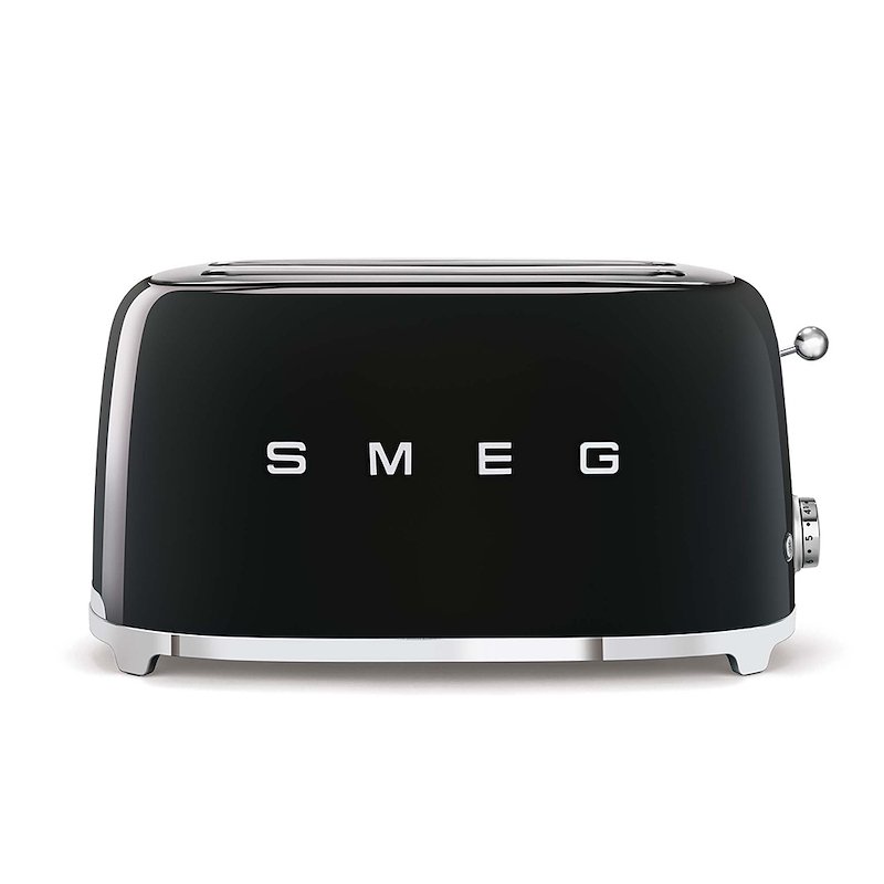 Tostapane SMEG TSF02BLEU, Potenza 1500 W, Numero di fessure per tostare 2, Livelli tostatura 6 , Sistema sollevamento, Funzione scongelamento, Raccoglitore briciole, NERO