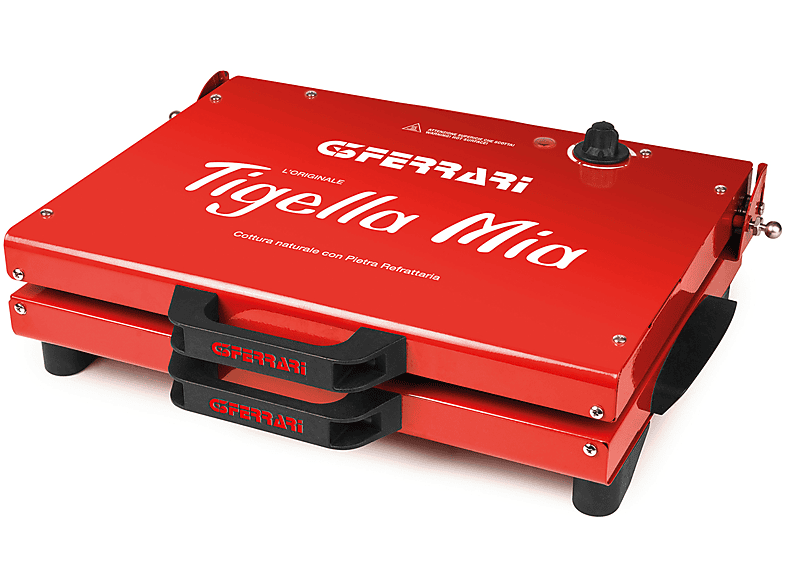 Tostiera G3 FERRARI TIGELLIERA, Potenza 1200 W, ROSSO