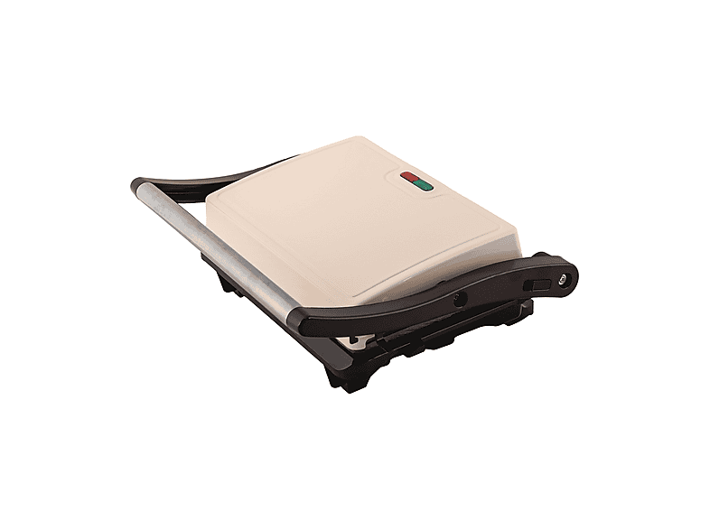 Tostiera TOGNANA IRIDEA, 1000W, Piastre antiaderenti da 23 x 14,5 cm, Apertura a 180° e 105°, Champagne