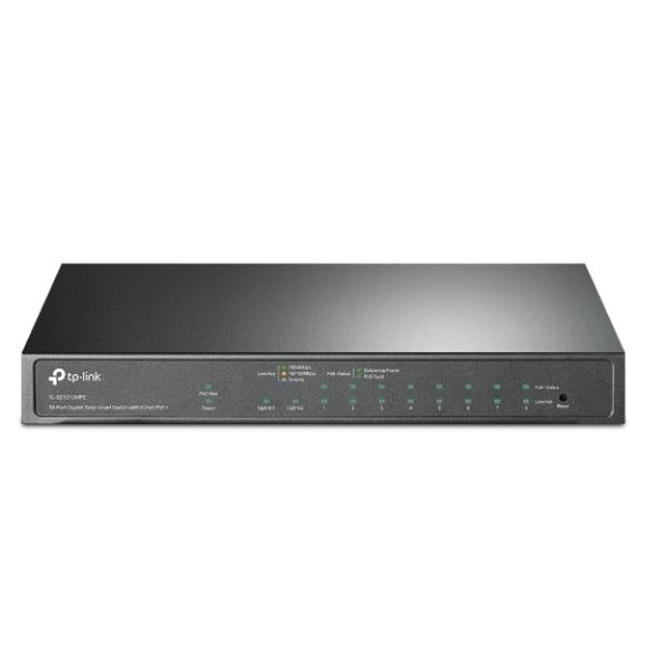 Tp-Link 10-PORT Gigabit Easy Smart Switch With 8-PORT Poe+ TL-SG1210MPE Tp-Link 10-PORT Gigabit Easy Smart Switch With 8-PORT Poe+ TL-SG1210MPE