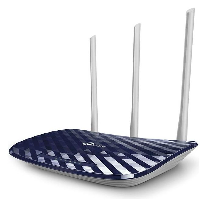 TP-Link ARCHER C20 Router Wireless Dual Band Wi-Fi 5 802.11ac 733 Mbit-s 2.4 GHz 5 GHz Fast Ethernet USB 2.0 colore Nero Bianco