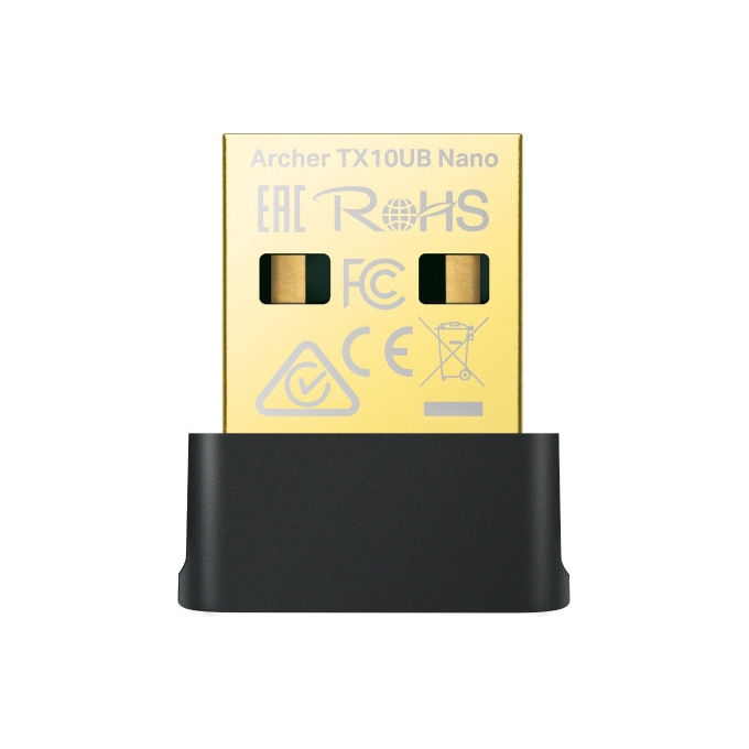 TP-Link ARCHER TX10UB NANO Adattatore USB Wi-Fi 6 AX900 Dual Band 2.4 GHz 5 GHz Bluetooth 5.3 colore Nero