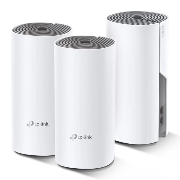 Tp-link deco e4 (3-pack) dual-band (2.4 ghz/5 ghz) wi-fi 5 (802.11ac) bianco, grigio 2 interno - DECO E4(3-PACK)