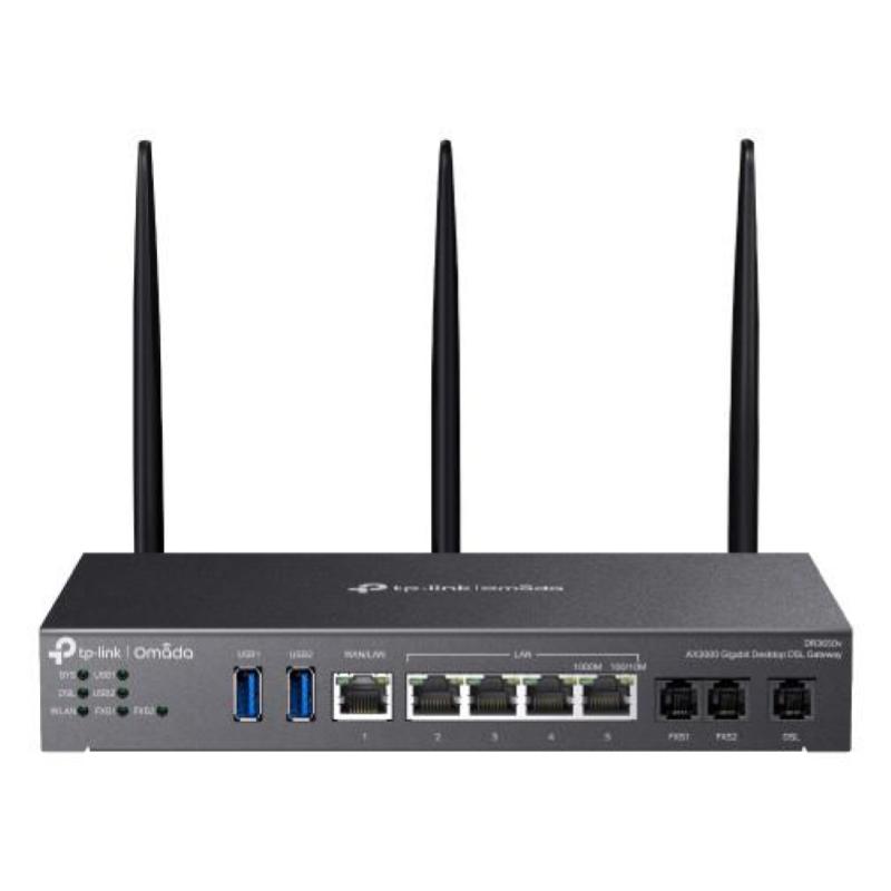Tp-link omada ax3000 router wireless gigabit ethernet dual-band (2.4 ghz/5 ghz) nero