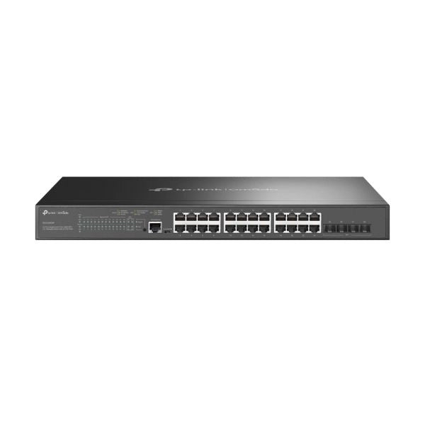 Tp-link omada sg3428xmp switch di rete gestito l2+ gigabit ethernet (10/100/1000) supporto power over ethernet (poe) 1u nero - 133206