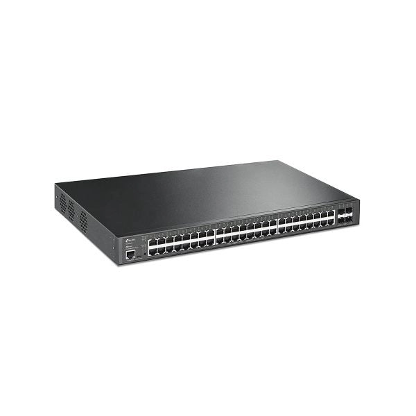 Tp-link omada sg3452xp switch di rete gestito l2+ gigabit ethernet (10/100/1000) supporto power over ethernet (poe) 1u nero