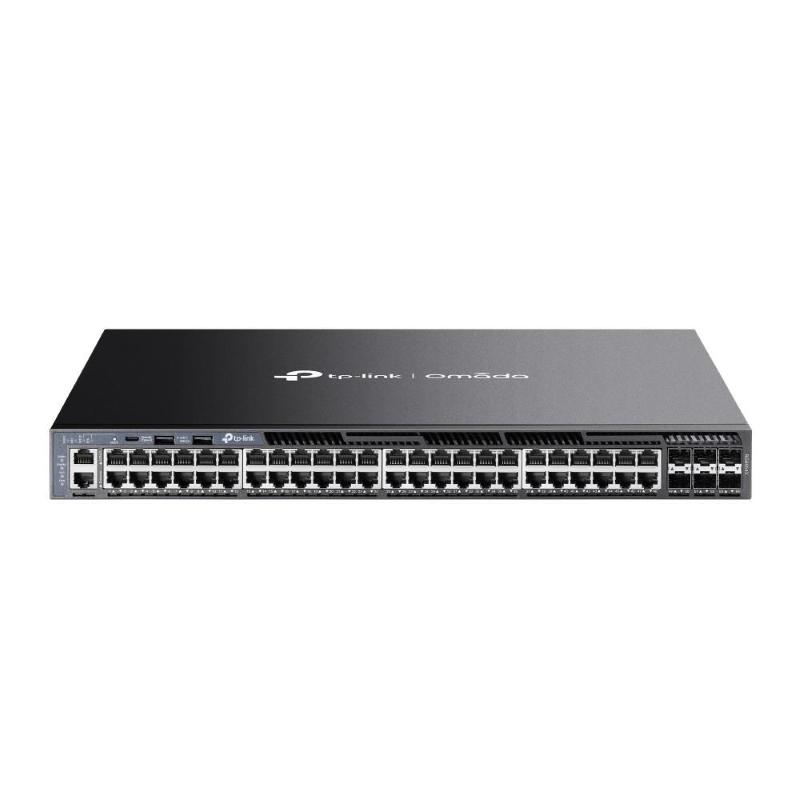 Tp-link omada sg6654x switch di rete gestito l3 gigabit ethernet (10/100/1000) 1u nero