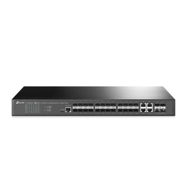 Tp-link omada tl-sg3428xf gestito l2+ 1u nero Tp-link omada tl-sg3428xf gestito l2+ 1u nero