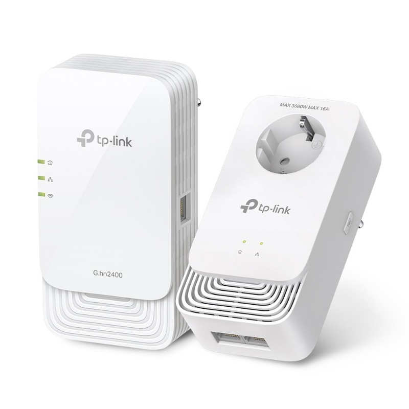 Tp-link pgw2440 kit adattatore di rete powerline 1428 mbit/s collegamento ethernet lan wi-fi bianco Tp-link pgw2440 kit adattatore di rete powerline 1428 mbit/s collegamento ethernet lan wi-fi bianco