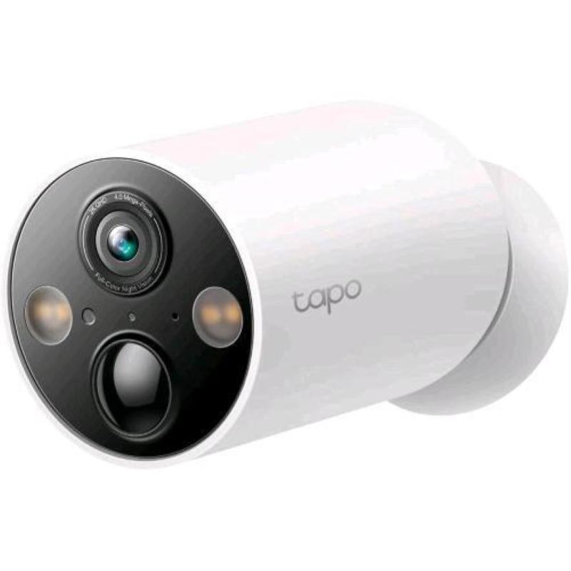 Tp-link tapo tc85 telecamera wi-fi 2k qhd 4mpx 2560 x 1440 a batteria ricaricabile 10.000mah 2.4ghz focale fissa audio h.264 visione notturna 15 mt ip66 bianco