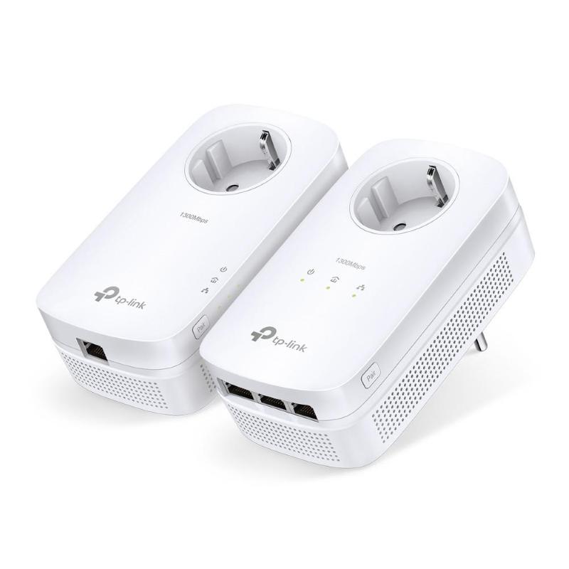 Tp-link tl-pa8033p kit adattatore di rete powerline 1300 mbit/s collegamento ethernet lan bianco 2 pz