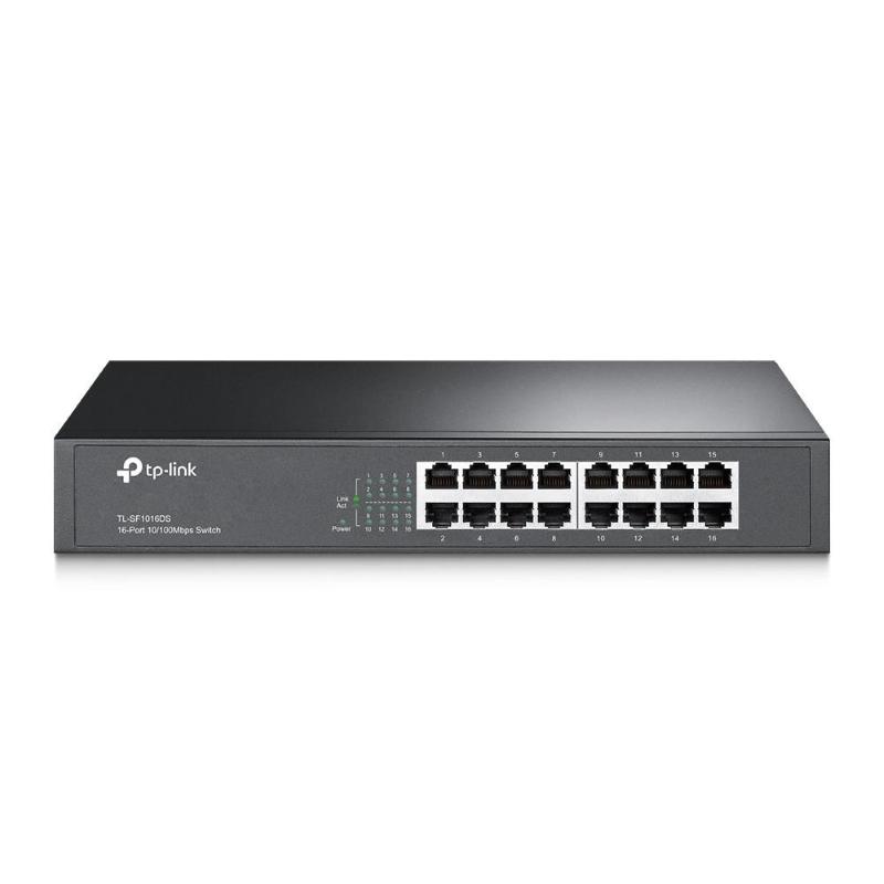 Tp-link tl-sf1016ds switch di rete non gestito fast ethernet (10/100) 1u nero Tp-link tl-sf1016ds switch di rete non gestito fast ethernet (10/100) 1u nero
