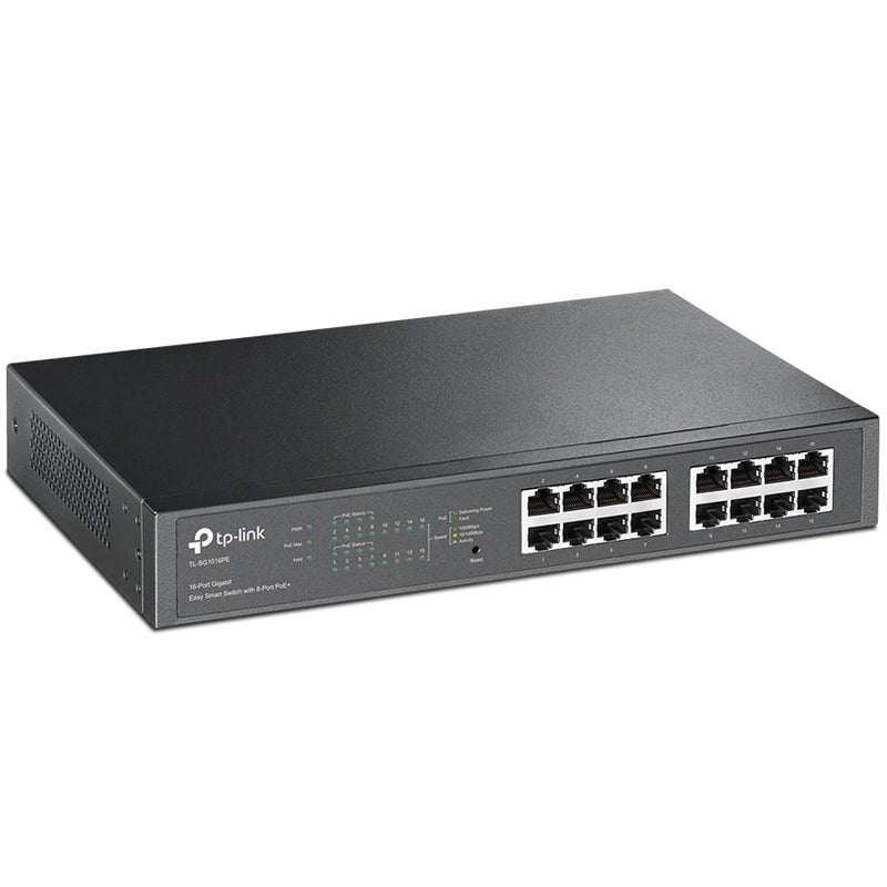 TP-LINK TL-SG1016PE - SWITCH 16 PORTE 10/100/1000 - 8 PORTE POE+ TP-LINK TL-SG1016PE - SWITCH 16 PORTE 10/100/1000 - 8 PORTE POE+