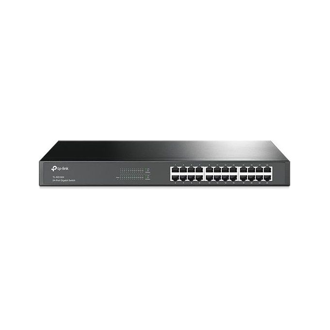 TP-Link TL-SG1024 Switch Gigabit Non Gestito 24 Porte RJ45 10-100-1000 Mbps Montaggio Rack 19'' 1U colore Nero