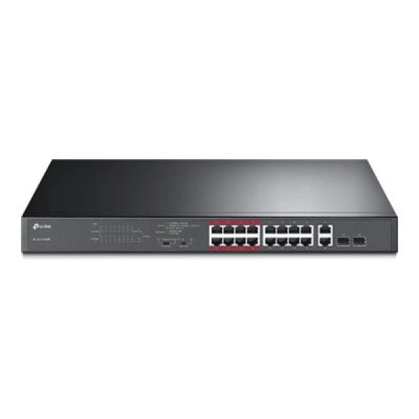 Tp-link tl-sl1218mp switch di rete non gestito fast ethernet (10/100) supporto power over ethernet (poe) nero - 133209