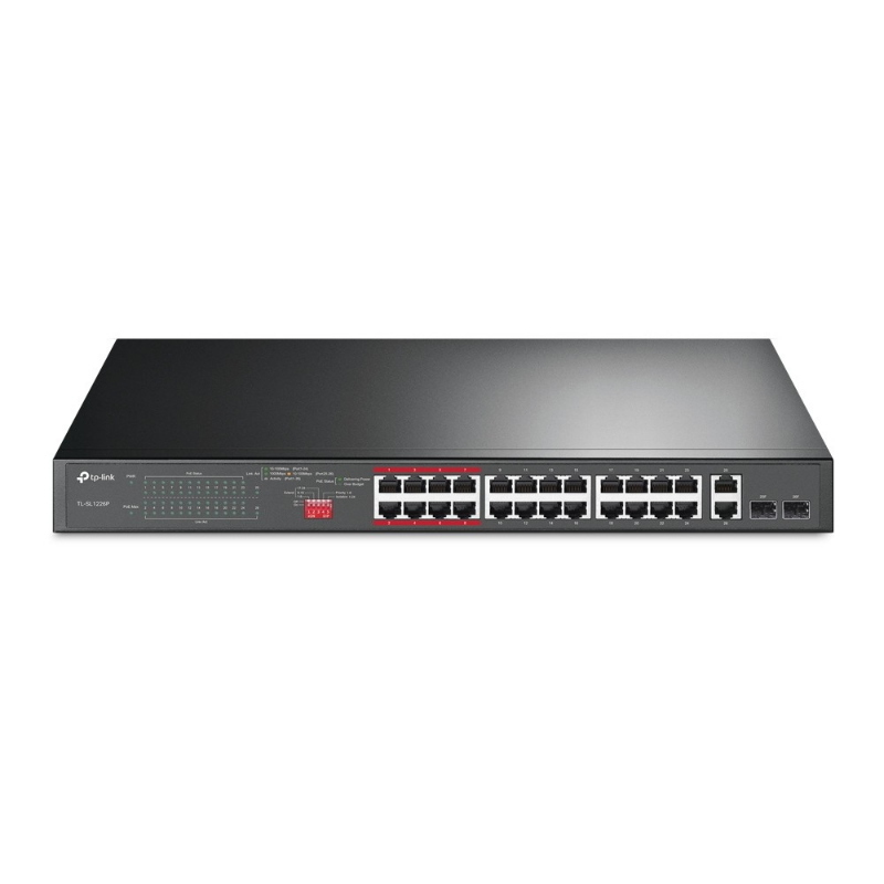 Tp-link tl-sl1226p non gestito gigabit ethernet (10/100/1000) supporto power over ethernet (poe) 1u grigio Tp-link tl-sl1226p non gestito gigabit ethernet (10/100/1000) supporto power over ethernet (poe) 1u grigio