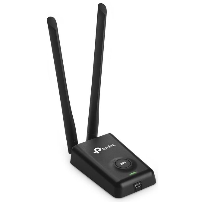 TP-Link TL-WN8200ND Adattatore USB Wi-Fi 300 Mbps 2.4 GHz 2 Antenne Esterne 5 dBi WPS Cavo USB 1.5 m colore Nero