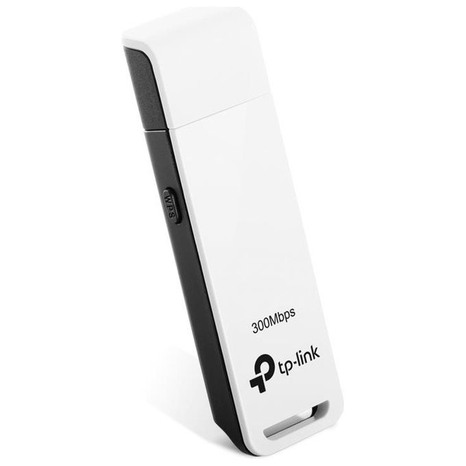 TP-Link TL-WN821N Adattatore USB Wireless N Wi-Fi 4 802.11n Banda Singola 2.4 GHz 300 Mbit-s colore Nero Bianco
