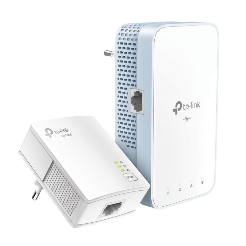 Tp-link tl-wpa1000 kit adattatore di rete powerline 1000 mbit/s collegamento ethernet lan wi-fi bianco 2 pz