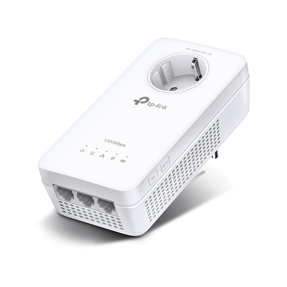 TP-Link TL-WPA8631P adattatore di rete PowerLine 300 Mbit/s Collegamento ethernet LAN Wi-Fi Bianco 1 pz TP-Link TL-WPA8631P adattatore di rete PowerLine 300 Mbit/s Collegamento ethernet LAN Wi-Fi Bianco 1 pz