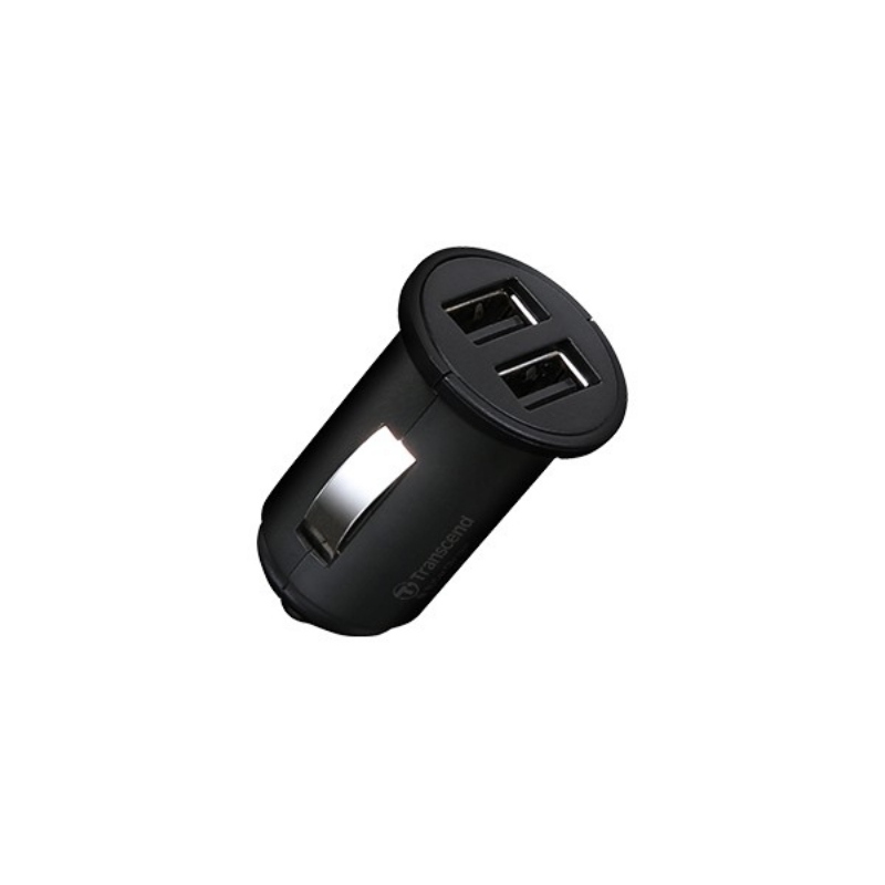 Transcend dual usb car lighter adapter adattatore cc