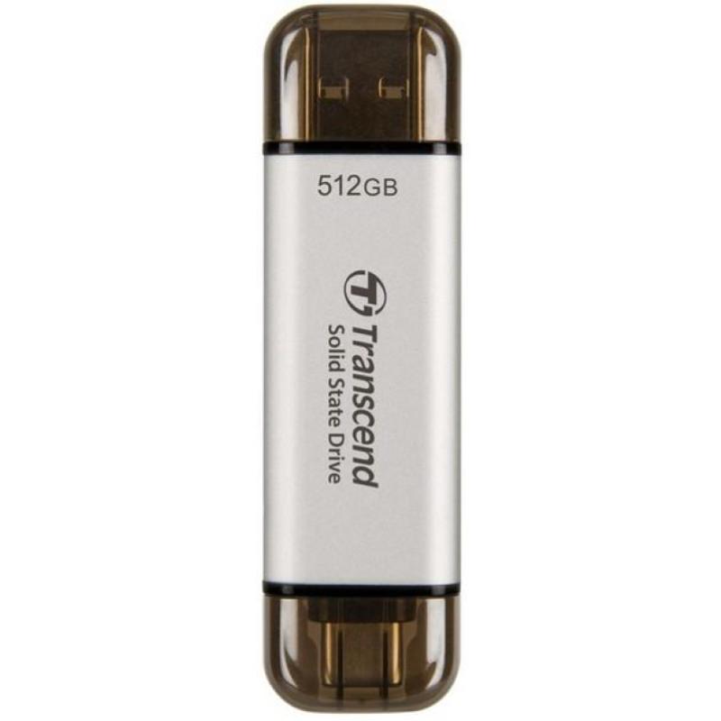 Transcend esd310 512 gb argento