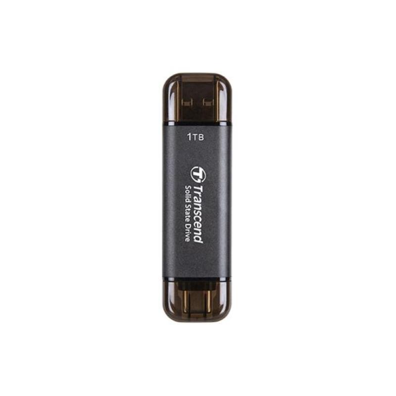 Transcend esd310c dual usb portable ssd 1tb nero