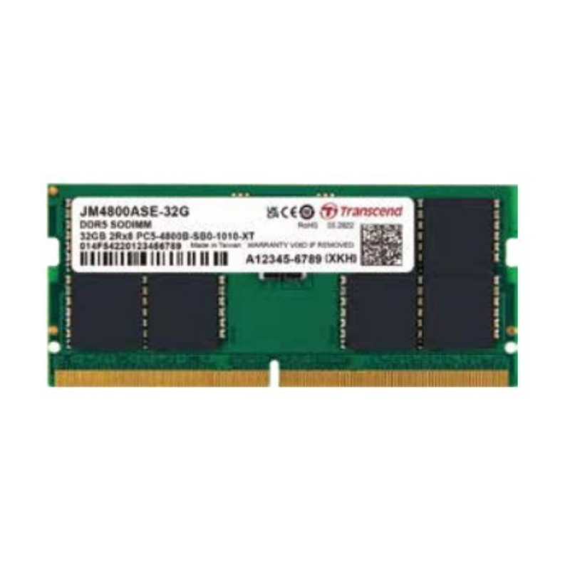 Transcend jetmemory jm4800ase-32g memoria 32 gb 1 x 32 gb ddr5 4800 mhz Transcend jetmemory jm4800ase-32g memoria 32 gb 1 x 32 gb ddr5 4800 mhz