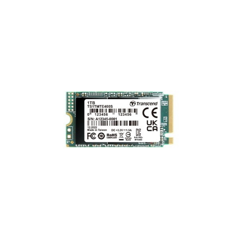 Transcend pcie ssd 400s m.2 1 tb pci express 3d nand nvme