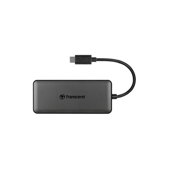 Transcend TS-HUB5C HUB5C Hub USB 6-in-1 Type-C USB 3.2 Gen 2 2 porte USB-A 2 porte USB-C 2 slot SD-microSD colore Nero