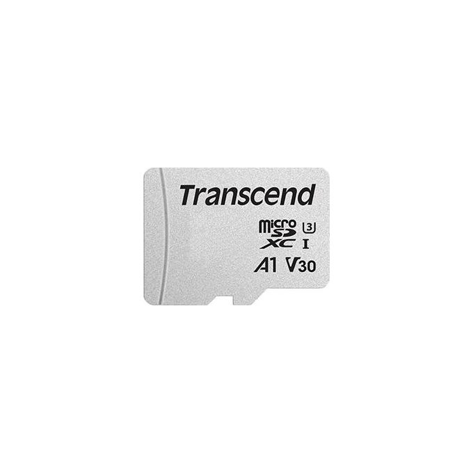 Transcend TS64GUSD300S-A 300S Scheda di Memoria MicroSDXC 64 GB UHS-I U1 A1 V30 95 MB-s 45 MB-s con Adattatore colore Nero