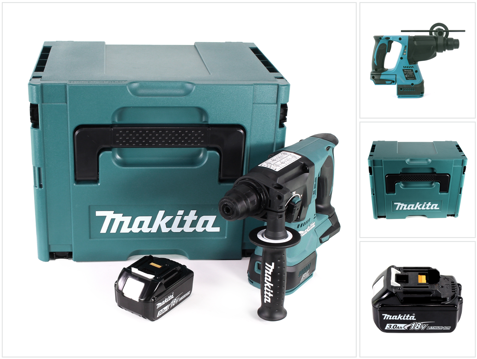 Trapano A Percussione A Batteria Makita Dhr 242 F1j 18v 2.0j Sds-plus Brushless + 1x Batteria Ricaricabile 3.0ah + Makpac - Senza Caricabatterie Trapano A Percussione A Batteria Makita Dhr 242 F1j 18v 2.0j Sds-plus Brushless + 1x Batteria Ricaricabile 3.0ah + Makpac - Senza Caricabatterie