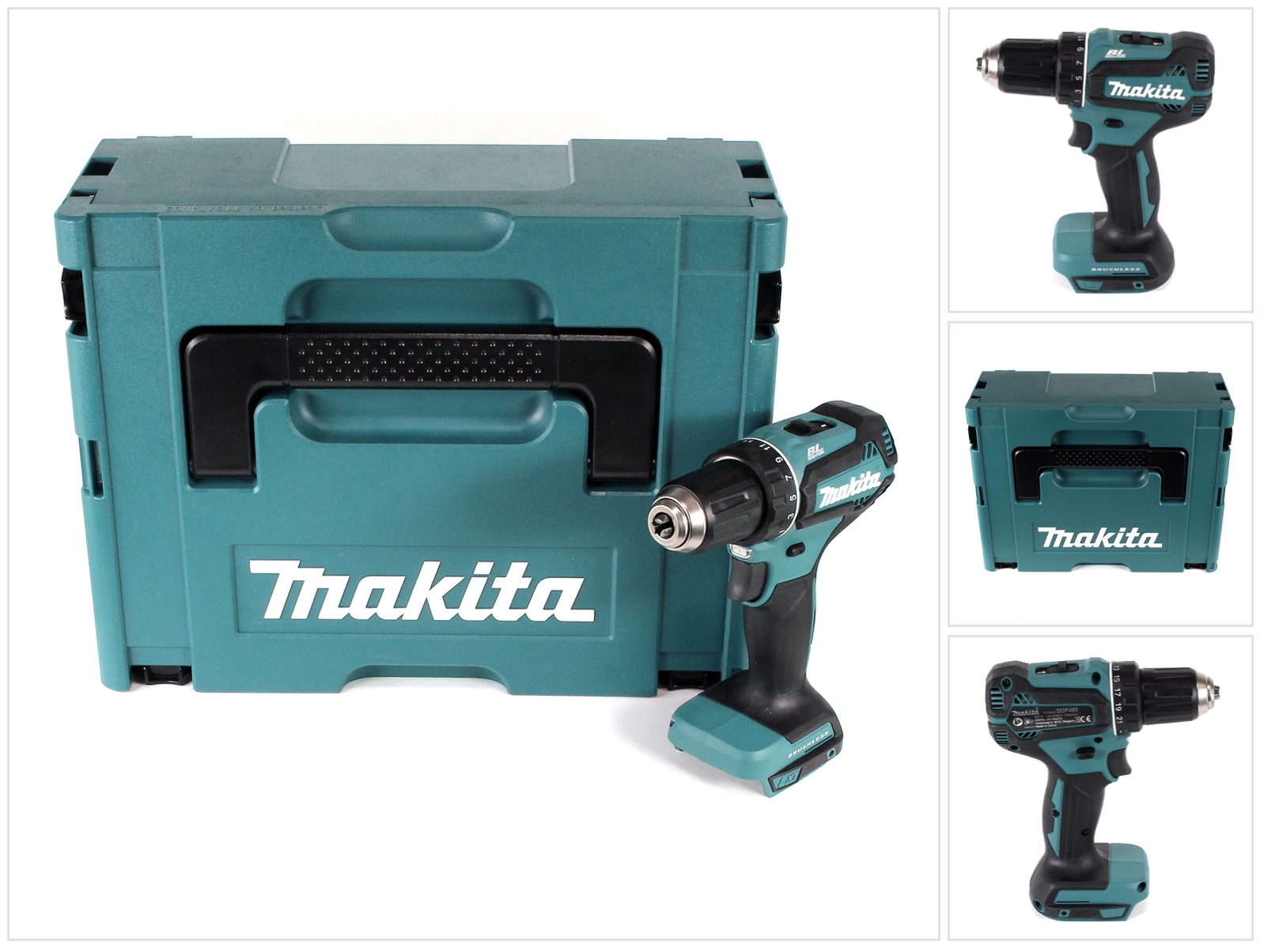 Trapano Avvitatore 18 V Agli Ioni Di Litio Ø 13 Mm Makita Senza Batteria Né Caricabatterie - Ddf485zj Trapano Avvitatore 18 V Agli Ioni Di Litio Ø 13 Mm Makita Senza Batteria Né Caricabatterie - Ddf485zj