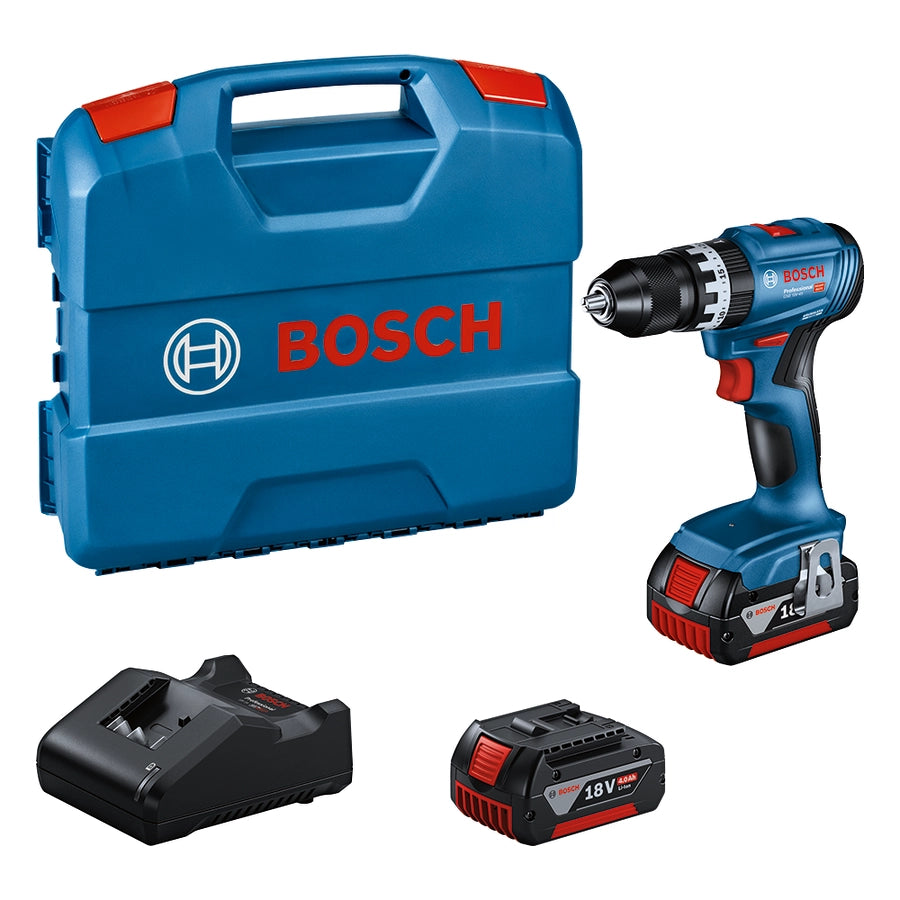 Trapano Avvitatore a Percussione Bosch GSB 18V-45 con 2 Batterie 5Ah 06019K3305 Trapano Avvitatore a Percussione Bosch GSB 18V-45 con 2 Batterie 5Ah 06019K3305
