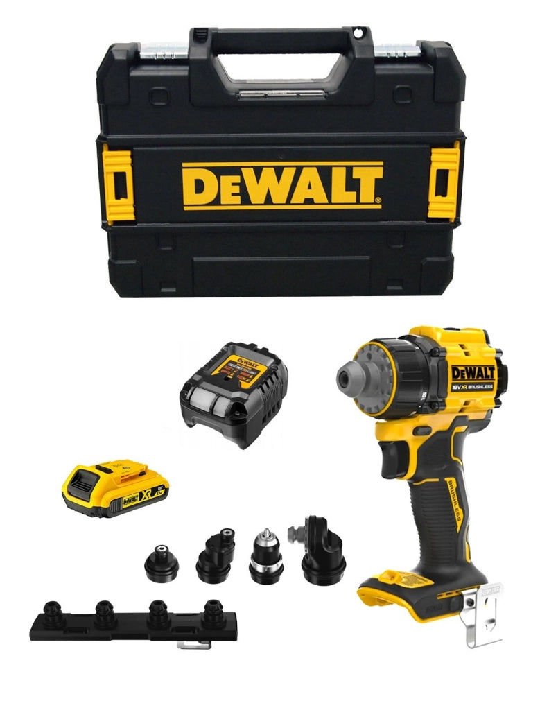 Trapano Avvitatore DeWALT DCD803D1T (1 x 2,0 Ah + DCB1102 + TSTAK II)