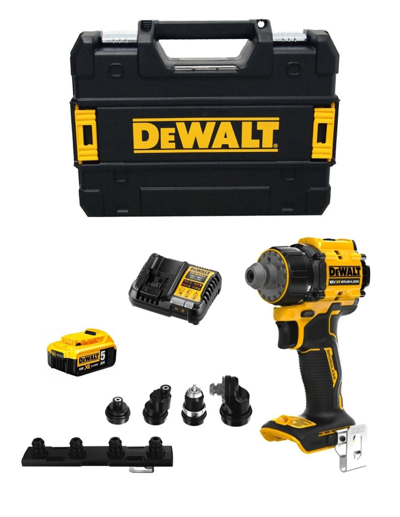 Trapano Avvitatore DeWALT DCD803P1T (1 x 5,0 Ah + DCB1104 + TSTAK II)