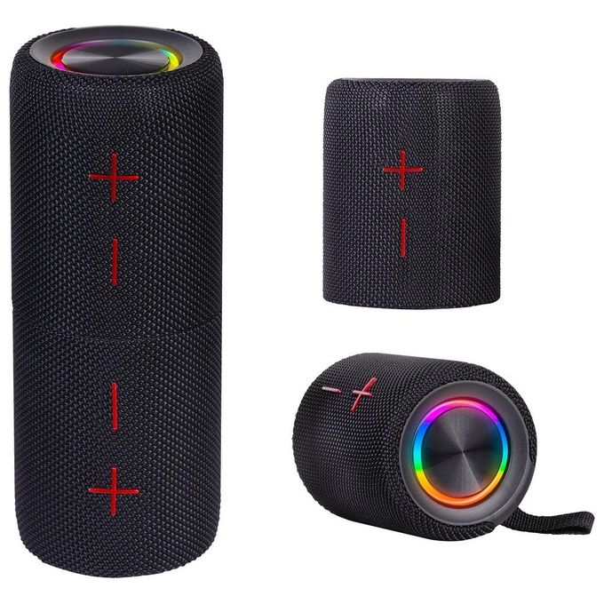 Trevi 0XR8A4400 XR 8A44 DOUBLE Altoparlante Bluetooth 5.3 Portatile 20W Separabile 2 Speaker Micro SD IPX5 colore Nero Trevi 0XR8A4400 XR 8A44 DOUBLE Altoparlante Bluetooth 5.3 Portatile 20W Separabile 2 Speaker Micro SD IPX5 colore Nero