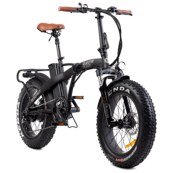 Trevi bicicletta elettrica fat bike 20FB48V10 48V 13Ah e-bike ruote larghe batteria integrata
