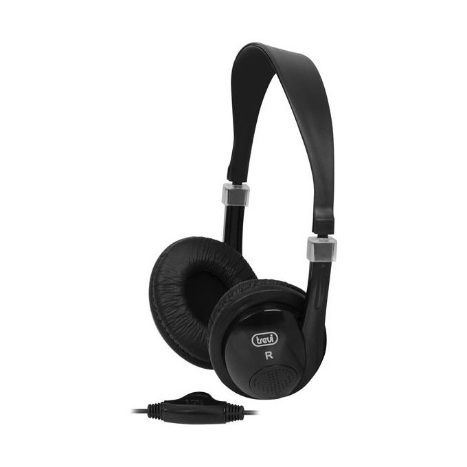 Trevi HTV636 Cuffie a Padiglione per TV Cablate Cavo 5 m Controllo Volume 32 Ω 105 dB colore Nero