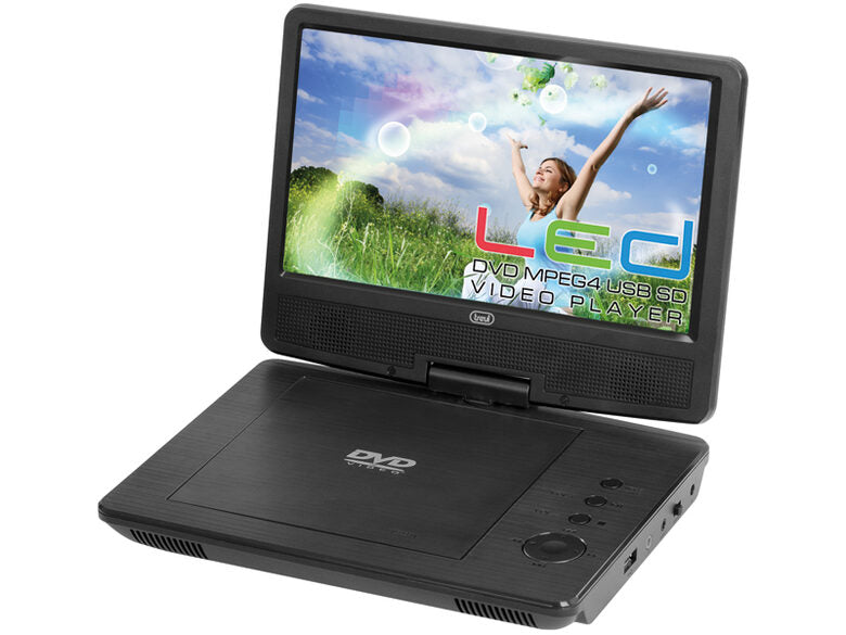 Trevi PDX 1409 Lettore DVD portatile Convertibile 22,9 cm (9") 800 x 480 Pixel Nero