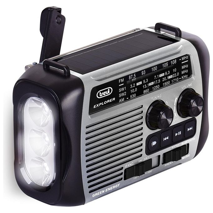 Trevi - Radio Portatile Am/fm Ra 7f30 Bt-grigio
