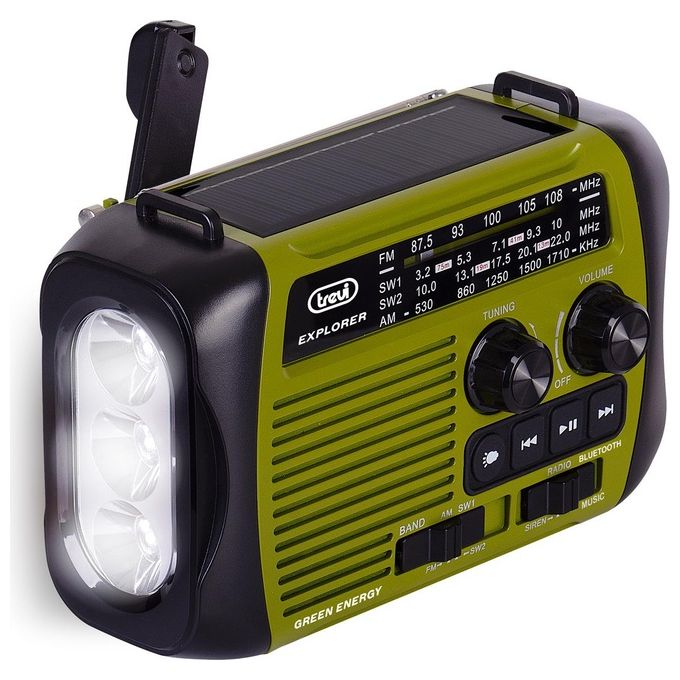 Trevi - Radio Portatile Am/fm Ra 7f30 Bt-verde