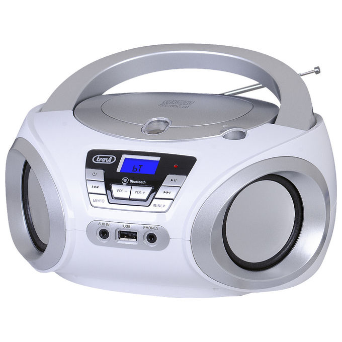 Trevi Stereo Portatile Boombox CMP 544 BT Bianco Trevi Stereo Portatile Boombox CMP 544 BT Bianco