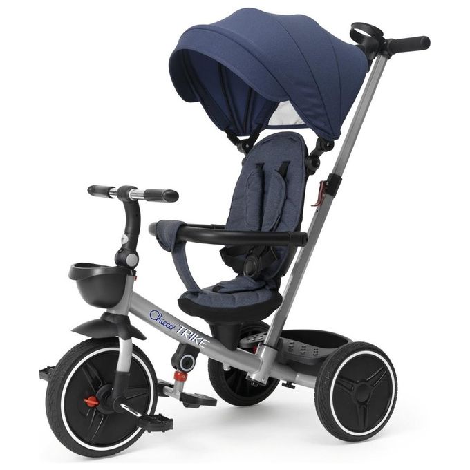 Triciclo Evolutivo 4 in 1 (96x49cm) FIRST RIDES Blu e Silver 00012136000000 Triciclo Evolutivo 4 in 1 (96x49cm) FIRST RIDES Blu e Silver 00012136000000
