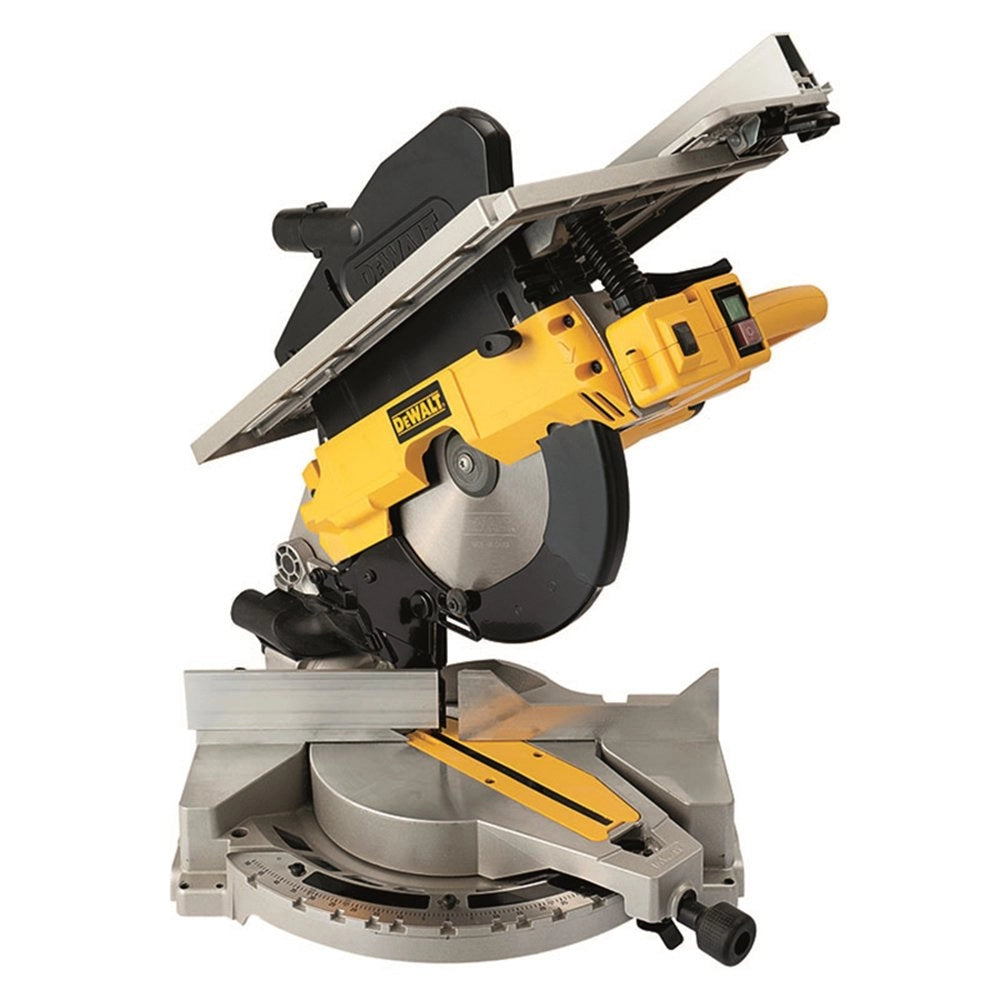 Troncatrice DeWalt D27113-QS 1600W Ø305 mm con Pianetto Superiore e Sistema XPS