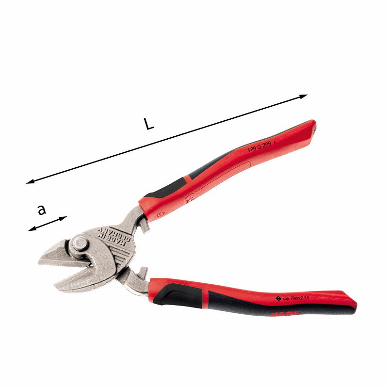 Tronchese A Grande Effetto Con Fulcro Decentrato Usag Max 3 Mm 189 Ag U01890200