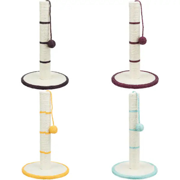 Tronchetto Tiragraffi in sisal Trixie Colori assortiti 35x9x62 cm - Tiragraffi gatto - 1° ORDINE? scegli tra BZR5 - BZR20 + 200 pt fedeltà